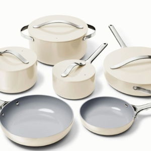 Caraway Ceramic Cookware & Minis Set | Nonstick Pots & Pans Set | Non-Toxic