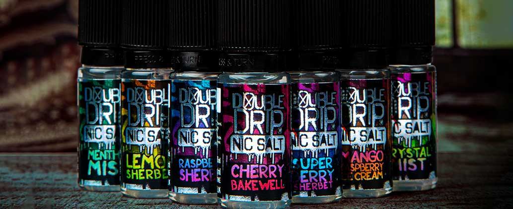 What are Double Drip Nicotine Salt E-liquids