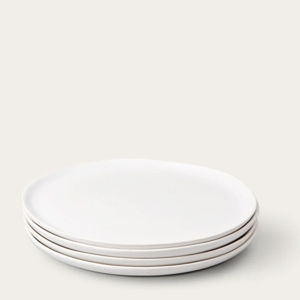 The Salad Plates in Speckled White