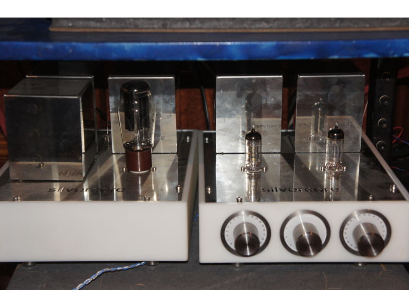 Silvercore Transformer coupled, input and  output, tube preamp, separate power supply--price reduced