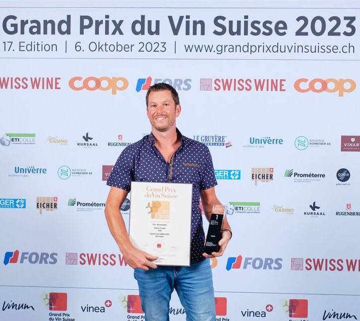 Fabrice Carron au Grand Prix du Vin Suisse 2023