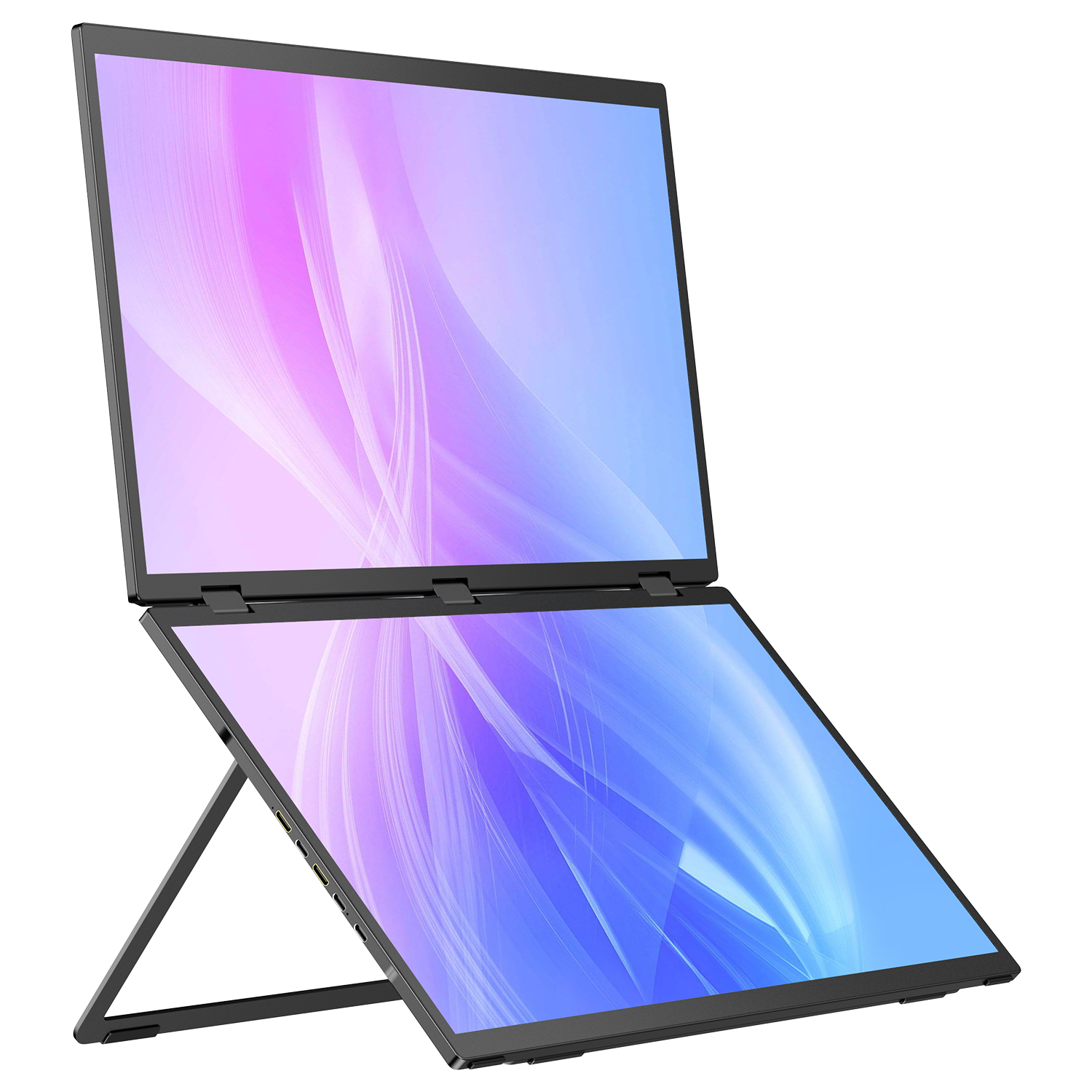 UStation Δ / Delta Max - Stacked Monitor Laptop Touch Dual Screen Folding 18 Inch