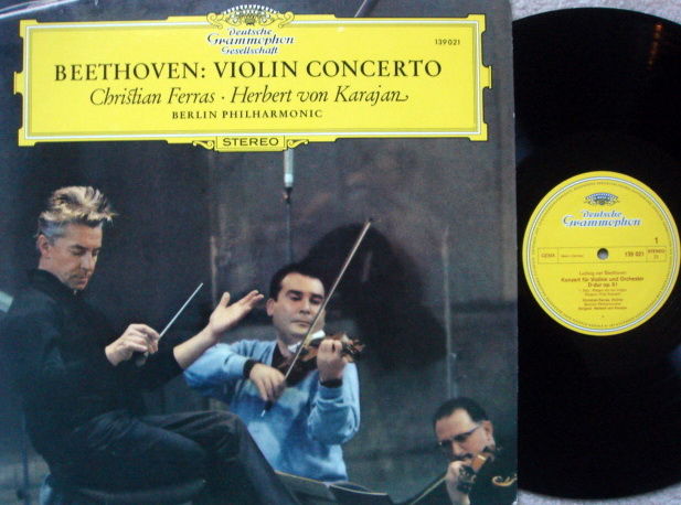 DGG / FERRAS-KARAJAN, - Beethoven Violin Concerto, MINT!