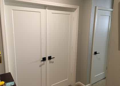 Big Change with 13 Beveled Shaker Interior Doors in Lincoln CA Home