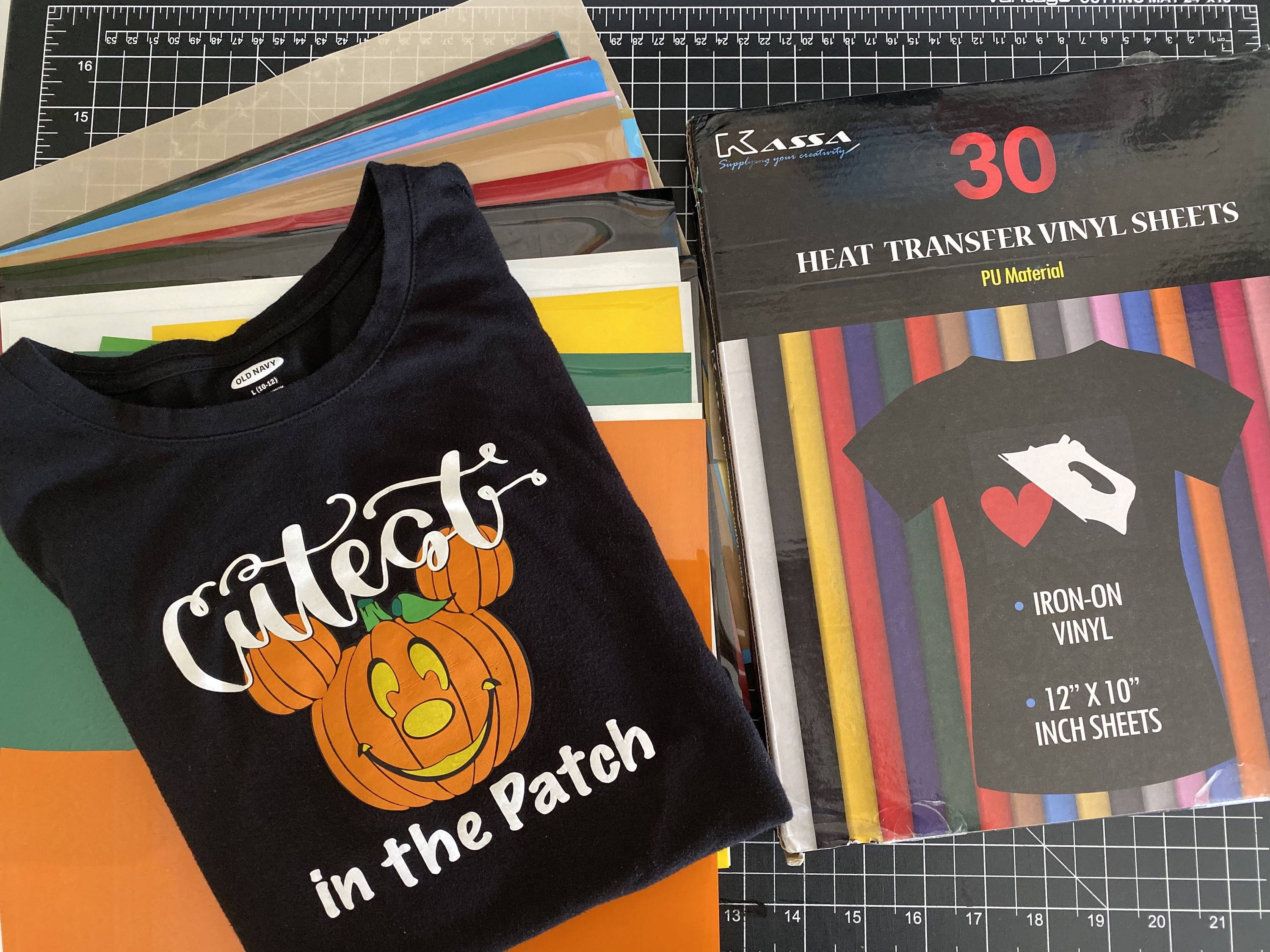 Design Your Own Heat Transfer Vinyl Sheet - 12 x 18