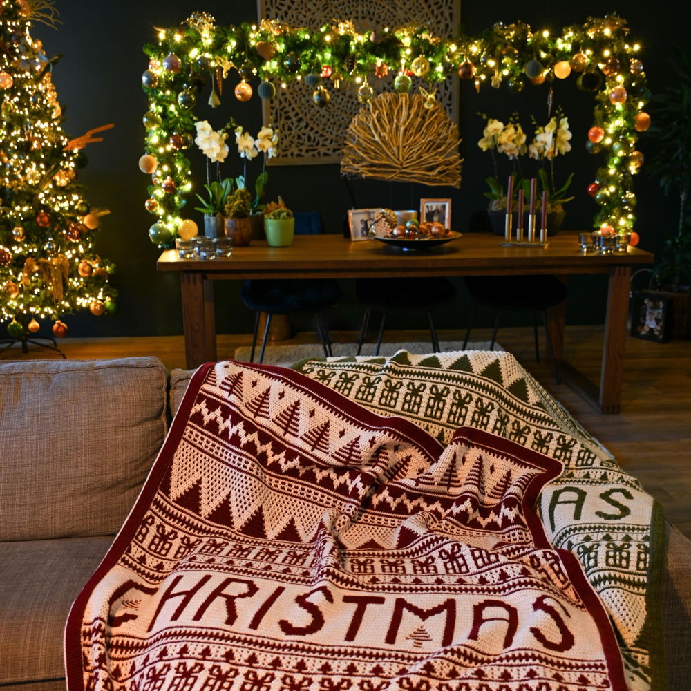 Christmas Blanket Overlay Crochet
