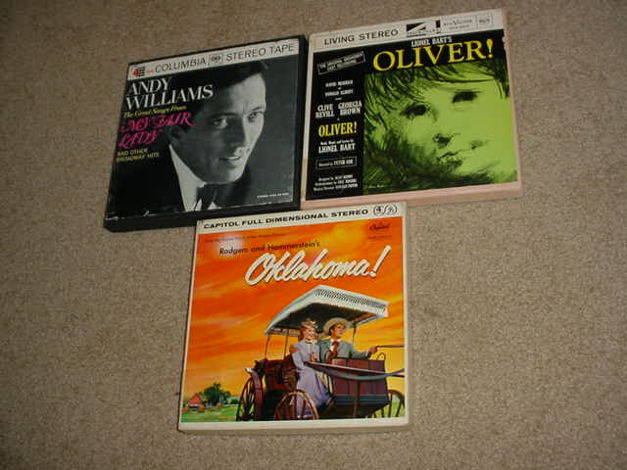 OKLAHOMA OLIVER ANDY WILLIAMS MY FAIR LADY -  LOT of 3 ...