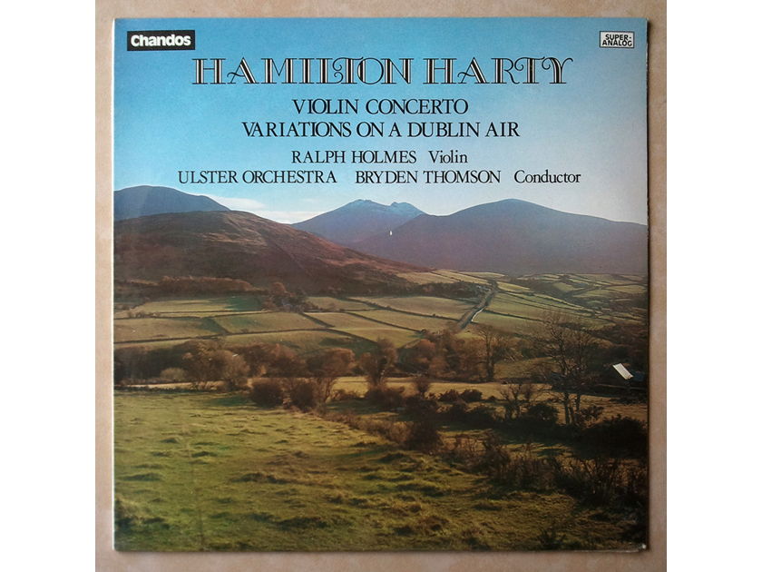 ★SEALED★ Chandos Super Analog | - HAMILTON HARTY Violin Concerto  (Ralph Holmes -  Bryden Thomson)  UK Pressing