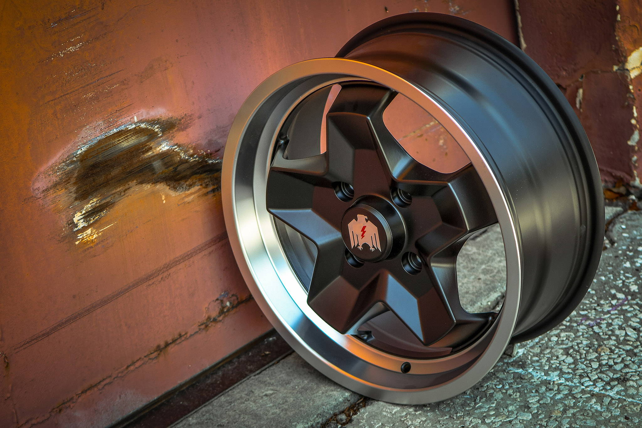 satin black machined lip klassik rader 944 wheels