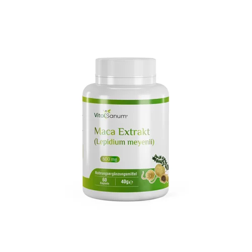 VitaSanum®- Extrait de maca (Lepidium meyenii) 600 mg 60 gélules