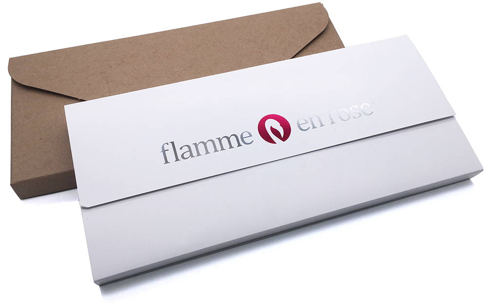 Delivery box Flamme en rose