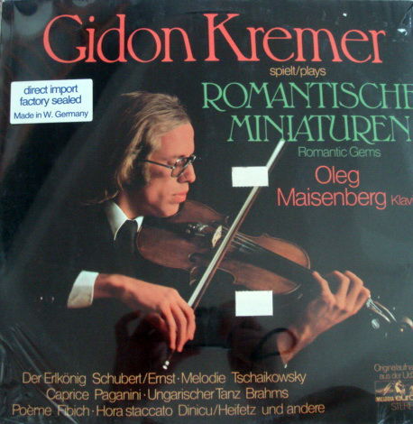 ★Sealed★ Eurodisc / - GIDON KREMER, Romantic Miniatures!