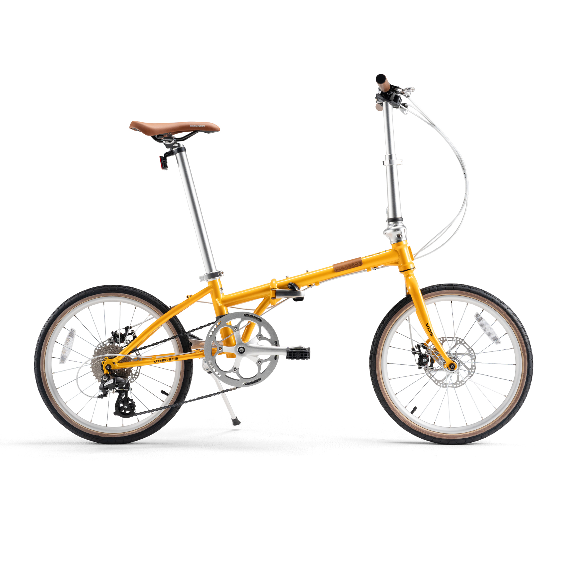 ROCKBROS 20インチ 8speed クロモリフレーム 折りたたみ自転車