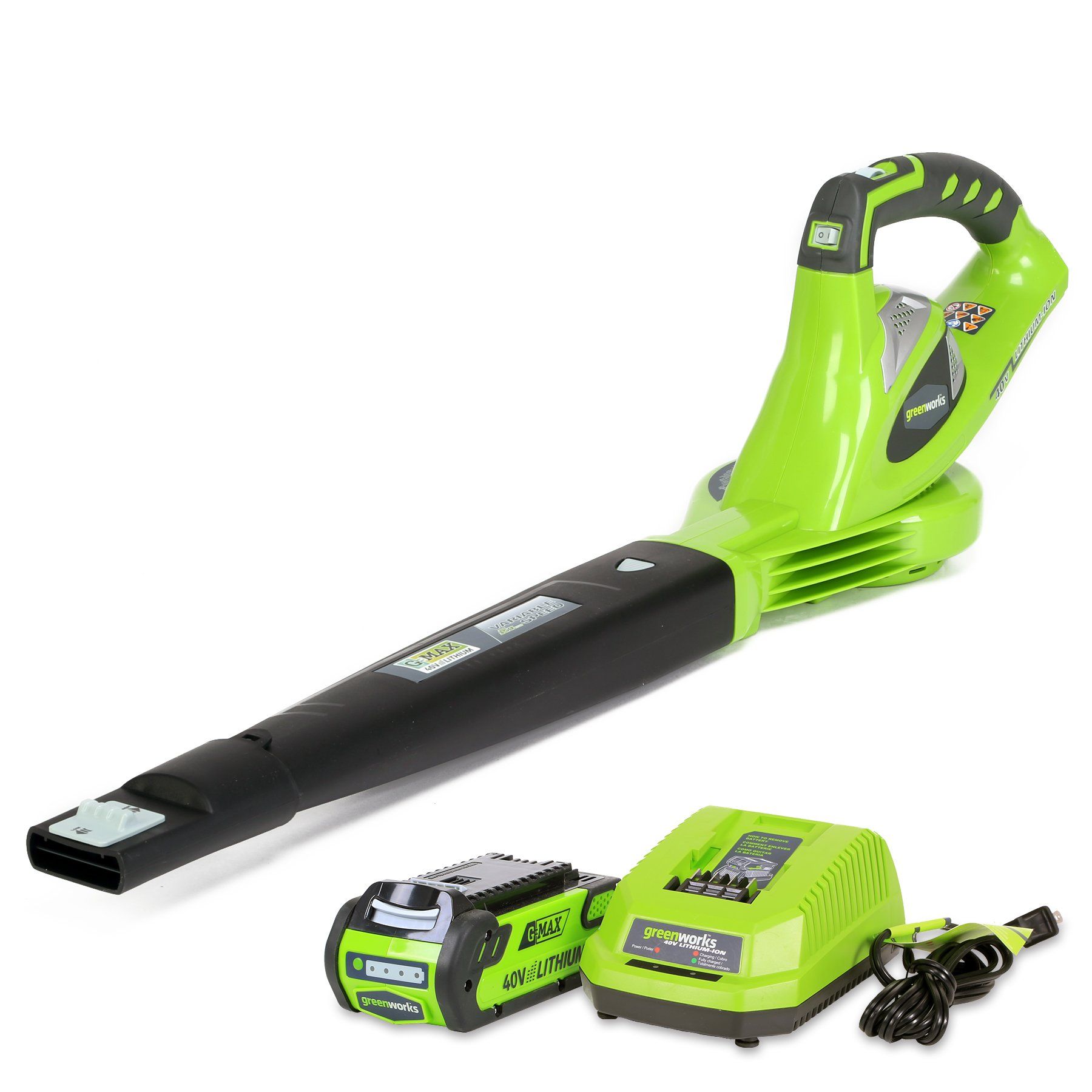 Ego LB5804 Cordless Blower vs Greenworks 24282 GMAX Variable Speed