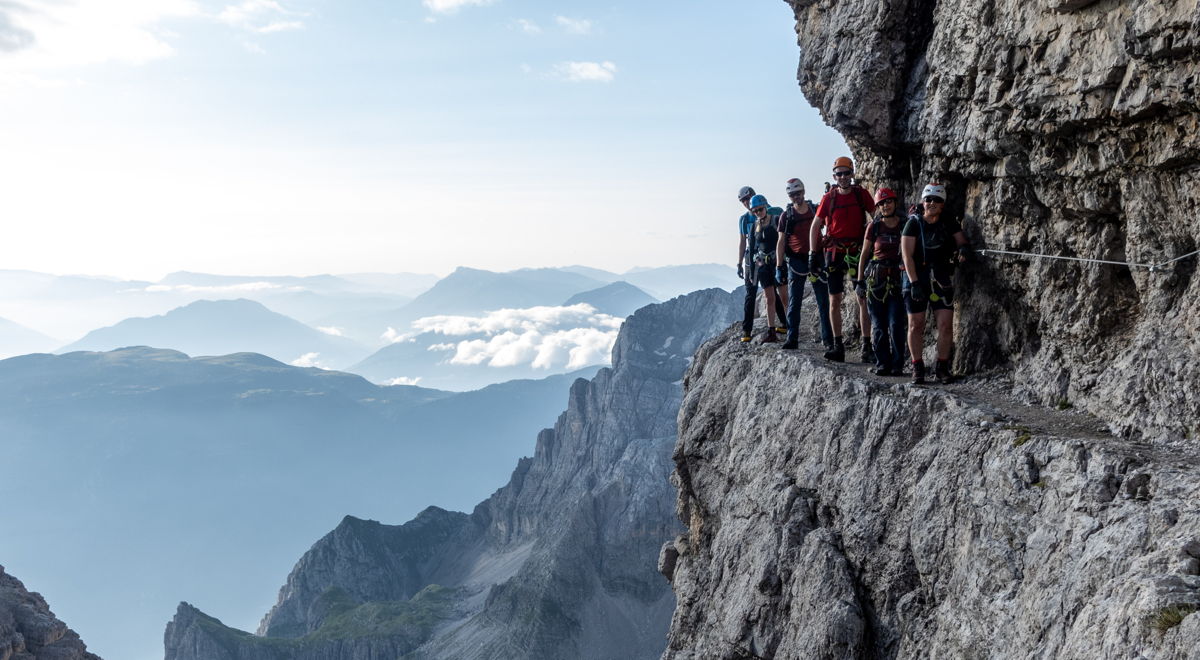 Die richtige Technik lernen in Kursen mit der Bergschule im Kleinwalsertal