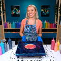 Magma planet paint pouring mixed media with Olga Soby Magma planet paint pouring mixed media with Olga Soby