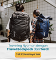 travel backpack tas traveling ransel punggung jalan-jalan
