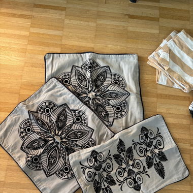 3er Kissen set