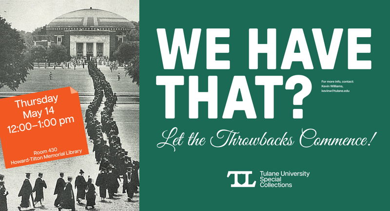 "We Have That?": Let the Throwbacks Commence! Special Collections Pop-up Exhibit