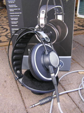 AKG  702 with Cardas headphone cable