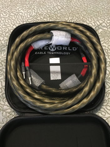 Wireworld  Gold Eclipse 7 speaker cables BNIB, 9 foot pair