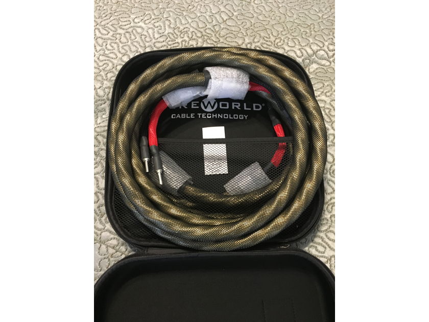 Wireworld  Gold Eclipse 7 speaker cables BNIB, 9 foot pair