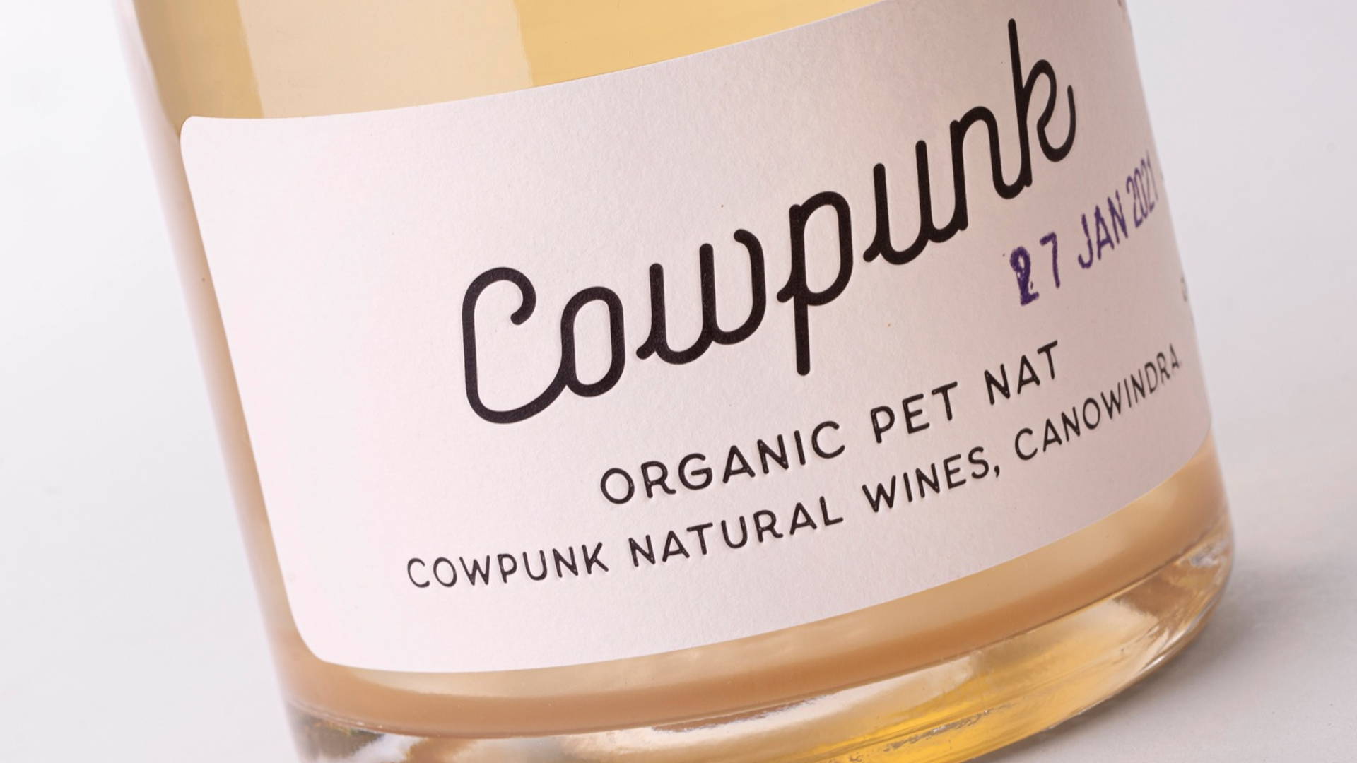 Featured image for Denomination Brings Natural Wine Back Down To Earth With Brand Identity For Cowpunk Wine’s Launch