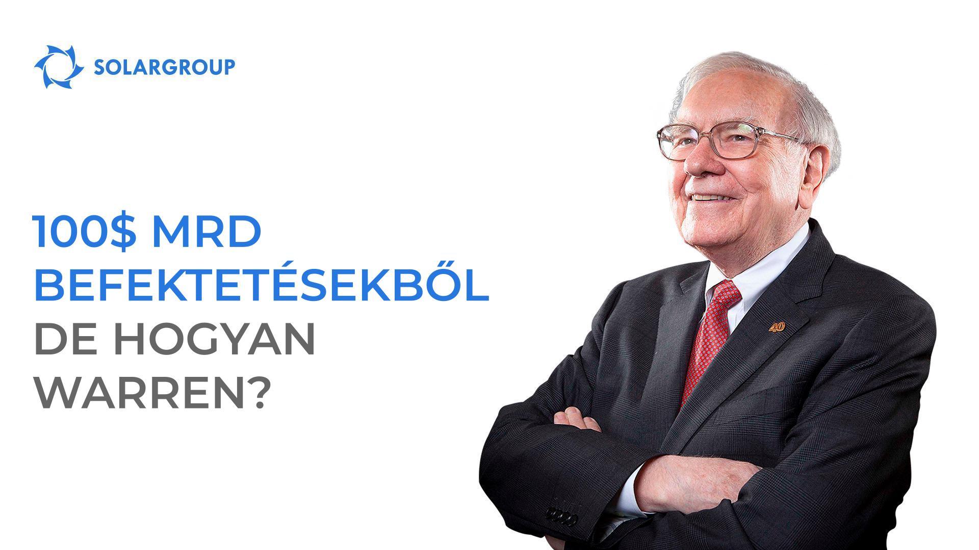100$ milliárd befektetésekből: de hogyan Warren?