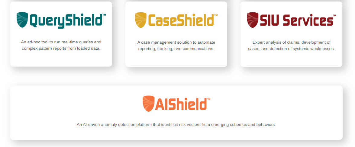 Healthcare Fraud Shield product / service