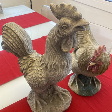 Statue coq