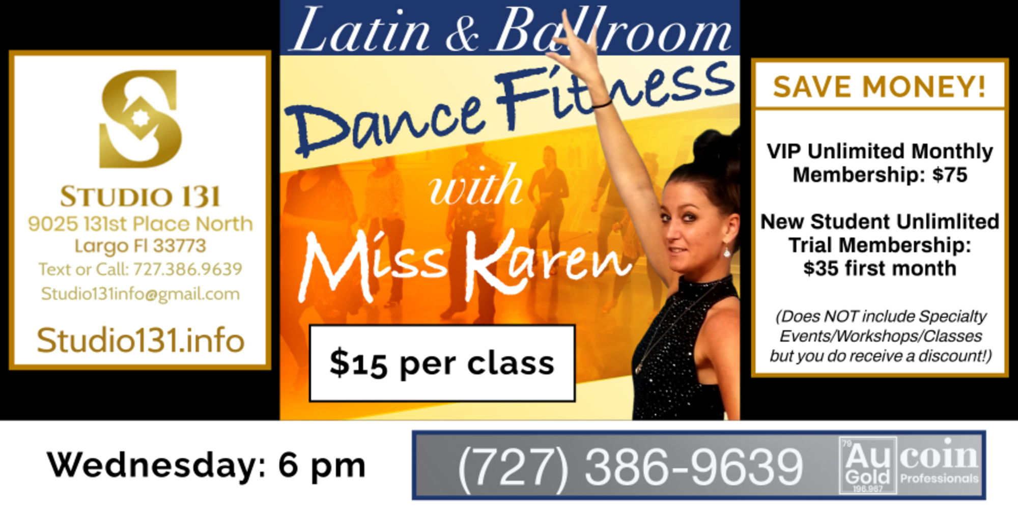 Latin & Ballroom Dance Fitness with Miss Karen promotional image