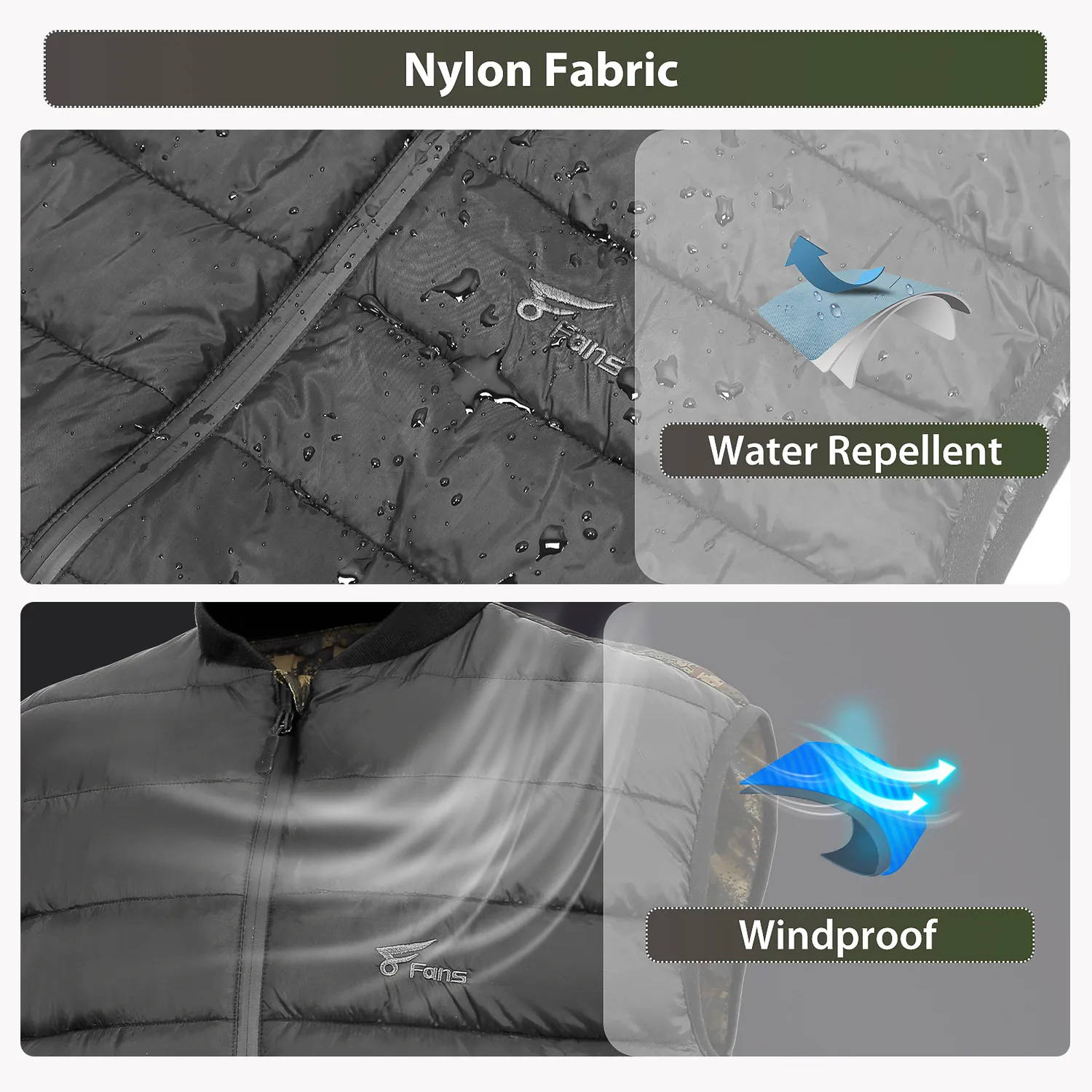 windproof and waterproof hunting jacket