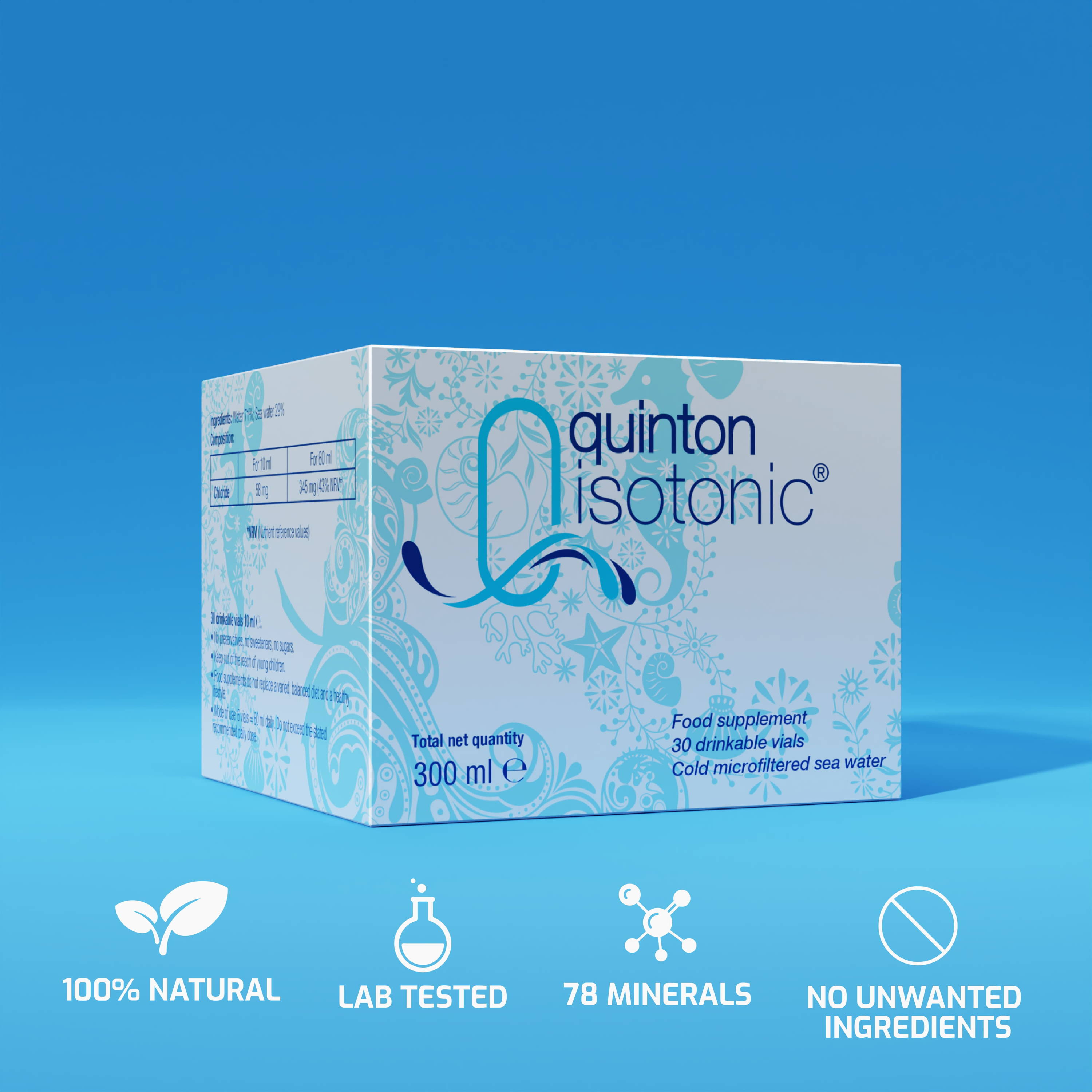 Isotonic Marine Plasma - Quinton Water - 20 Ampoules | Santarome - View #3