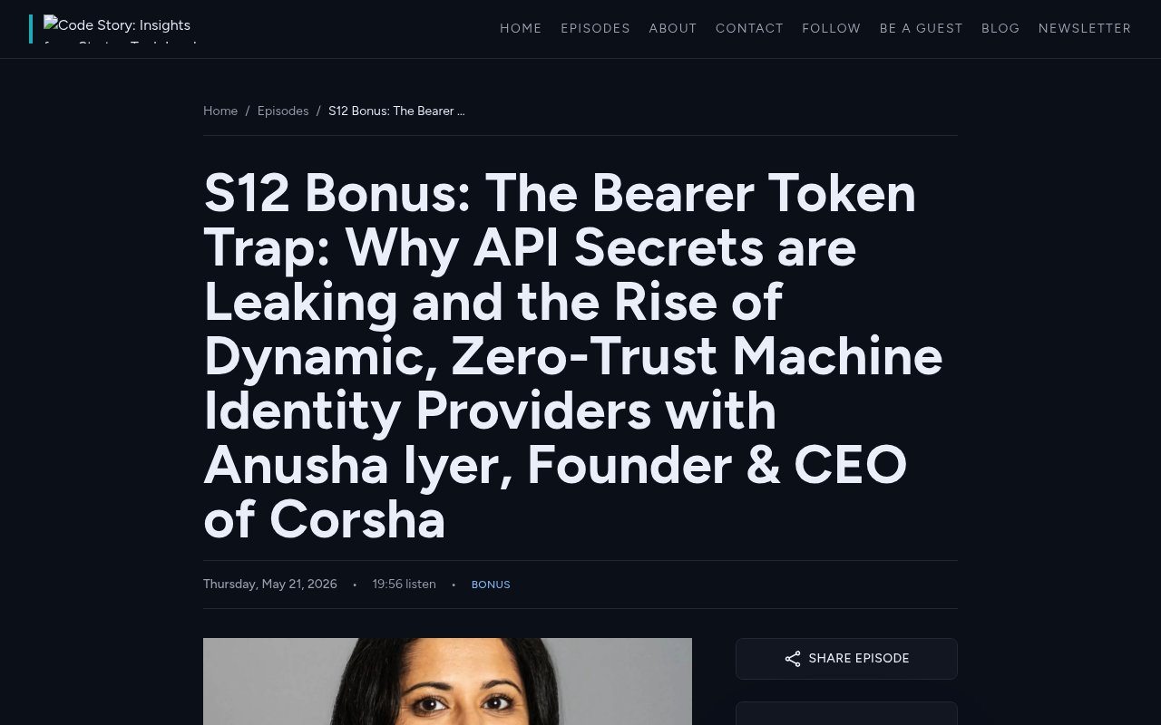 The Bearer Token Trap and Dynamic Zero-Trust Solutions