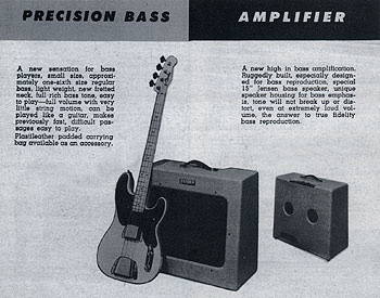 Fender Precision Bass and Bassman