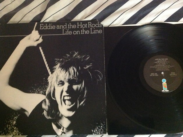 Eddie And The Hot Rods - Life On The Line LP NM Island ...