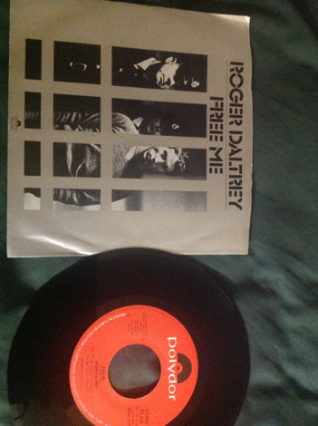 Roger Daltrey - Free Me/Mcvicar Polydor Records 45 Sing...