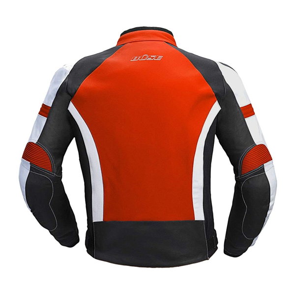 BUSE - MOTORBIKE White and Red LEATHER - Image 2