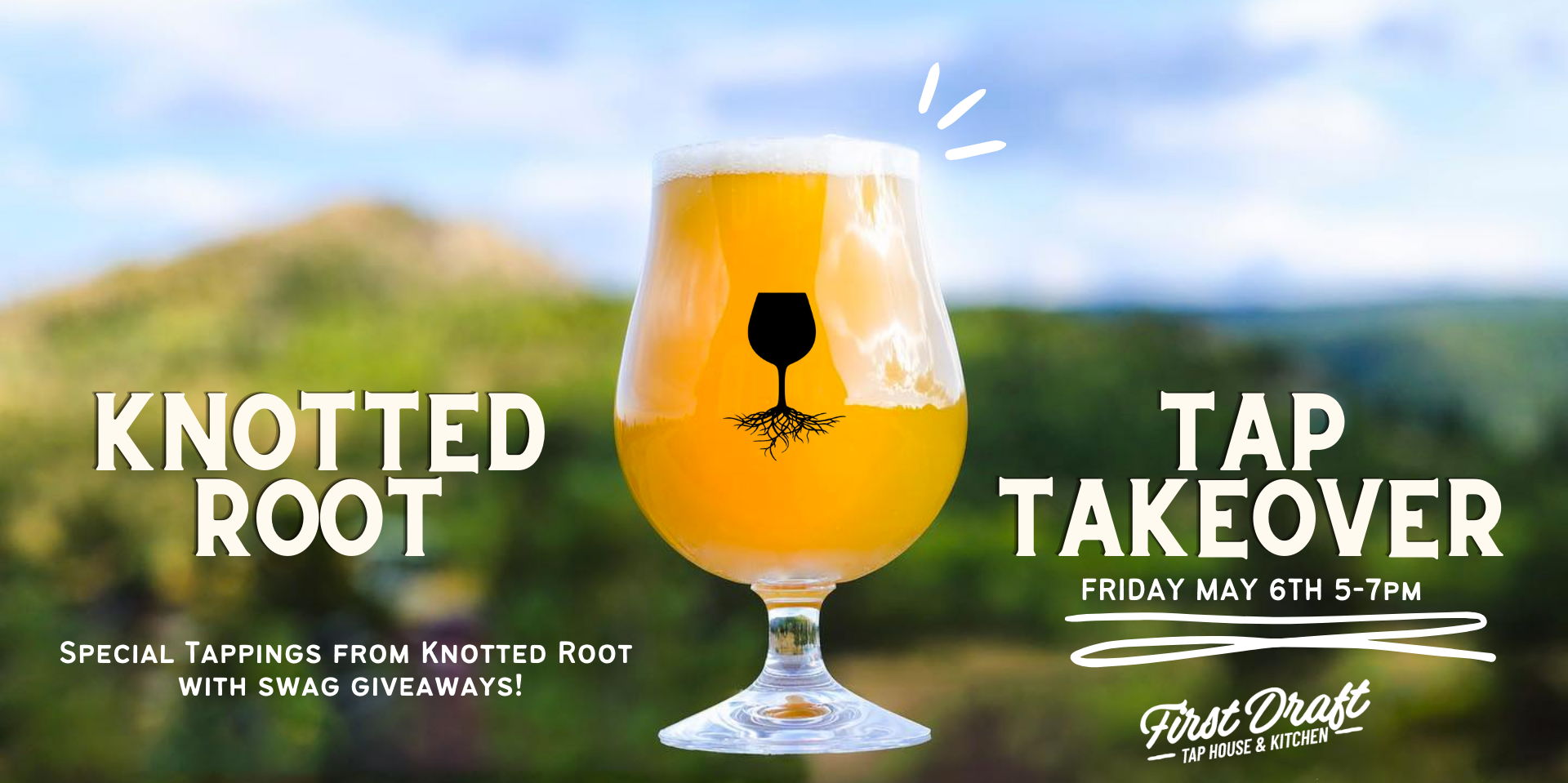 Knotted Root Tap Takeover promotional image