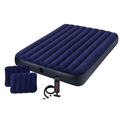 REI Coop Kingdom Insulated Air Bed vs Intex Classic Downy Airbed Set Slant