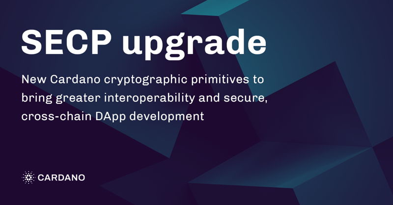 New Cardano cryptographic primitives to bring greater interoperability and secure, cross-chain DApp development