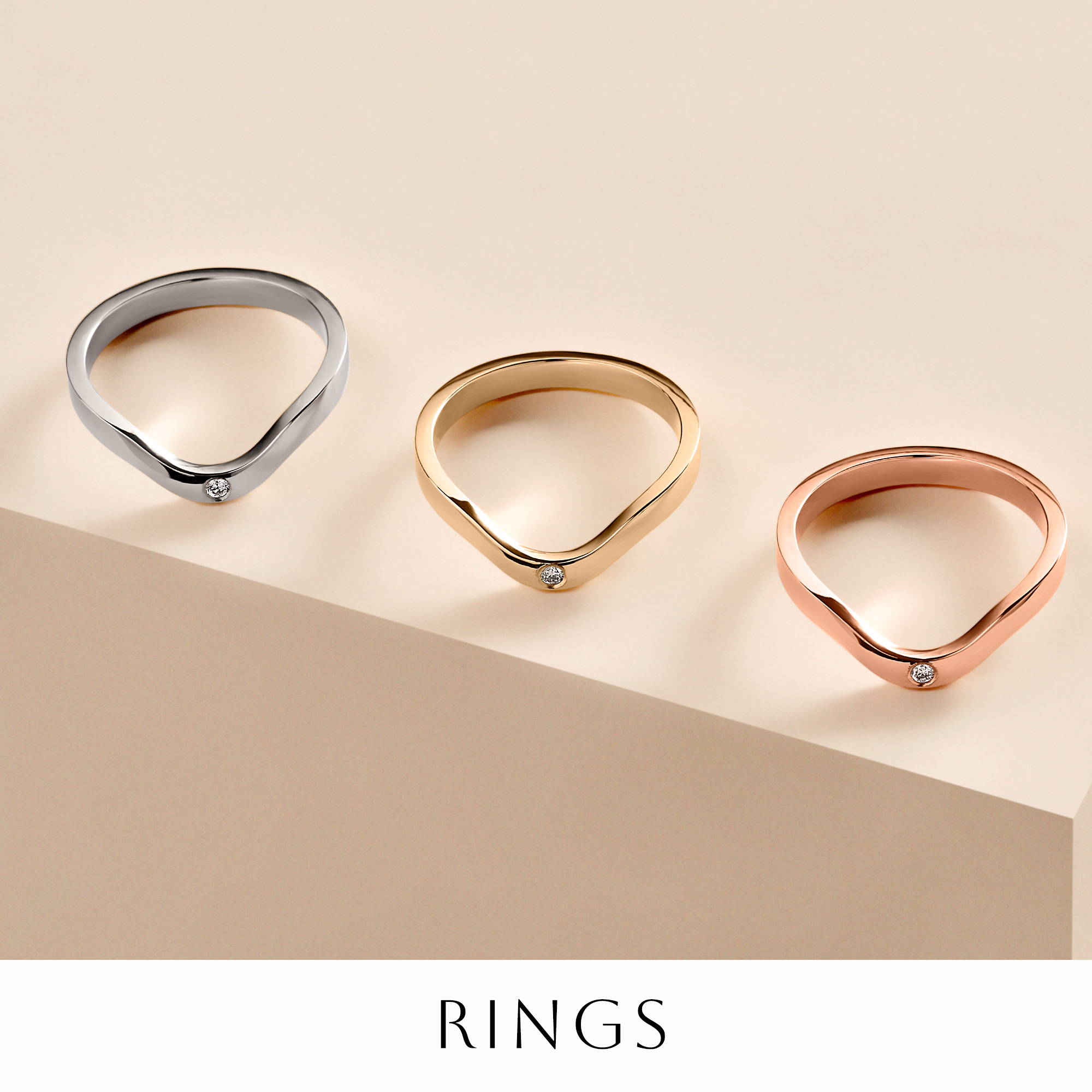 Minimalist Rings From Modaya 