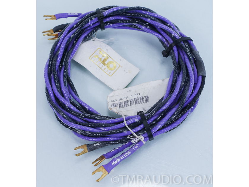 XLO  Ultra 6 Speaker Cables;  8 Foot Pair with Spades