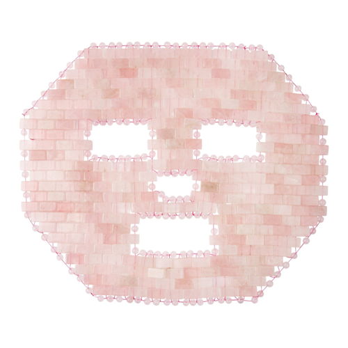 Masque pour le visage en quartz rose