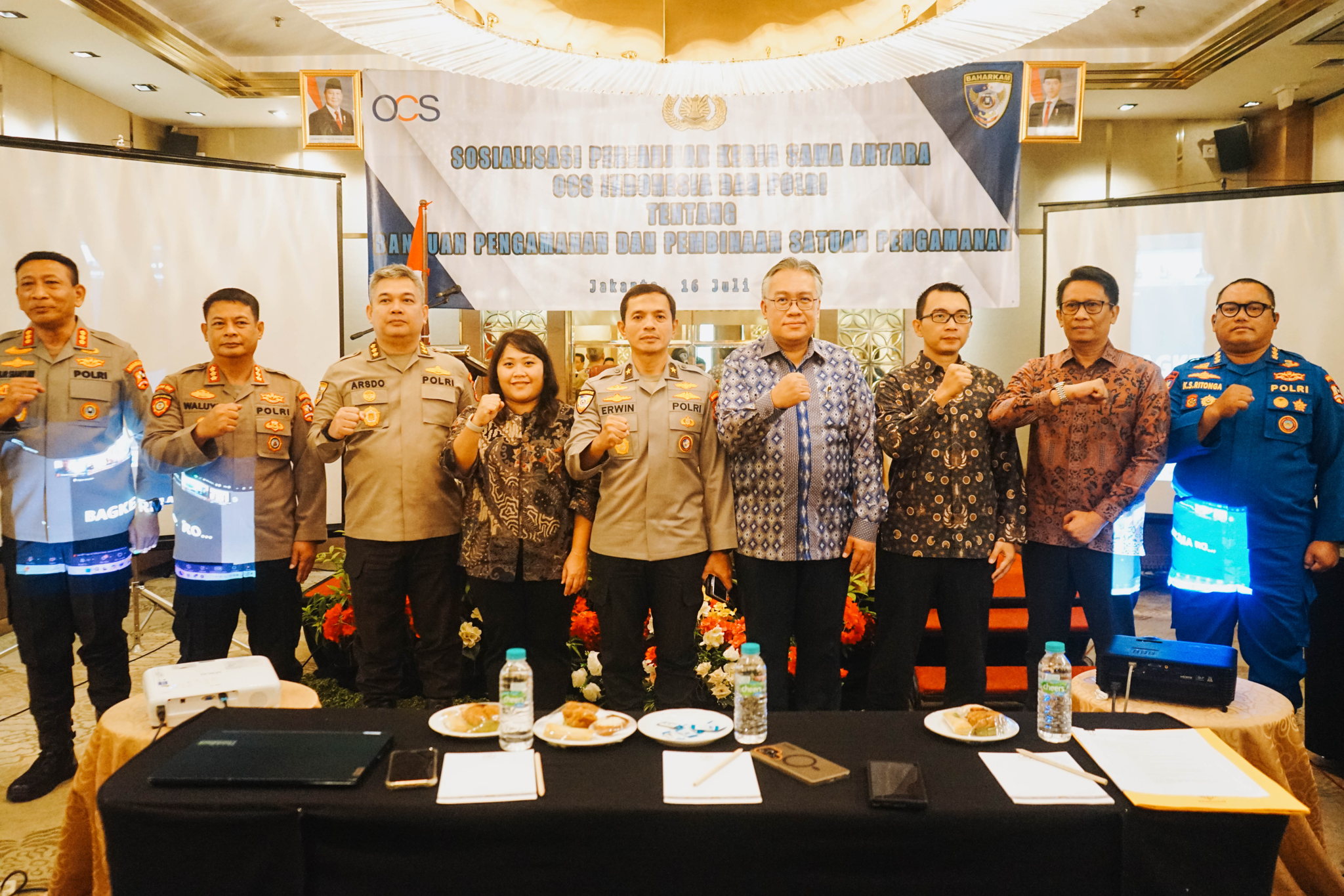 Strengthening Integrated Security Partnership: OCS Indonesia and Baharkam Polri Kick Off Awareness Initiative