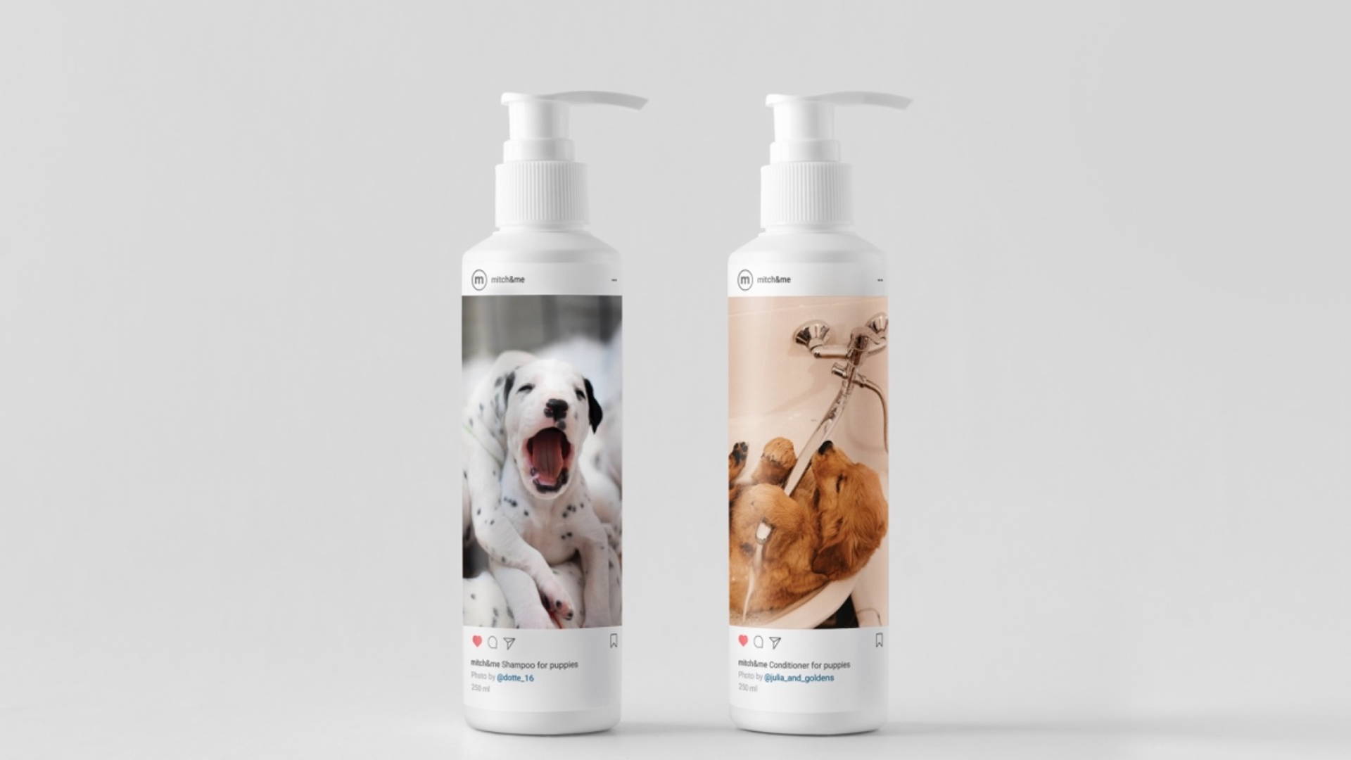 Featured image for Mitch & Me Takes Our Love Of Sharing Pet Pics To Create Shampoo Labels