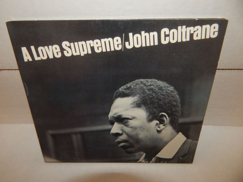 John Coltrane A Love Supreme  - McCoy Tyner Jimmy Garrison Elvin Jones '95 Impulse Tri-fold & booklet Super 20 BIT NM CD
