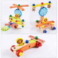 Non-toxic painted Montessori wooden toy for children.