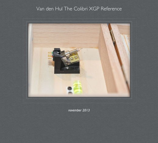 Van den Hul Colibri XGP Reference mkII - highend-broker.com