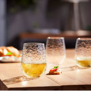 Stemless Wine Glasses, Set of 8